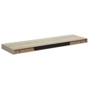 Vidaxl Stenske police 4 kosi barva hrasta 80x23,5x3,8 cm MDF