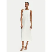 BOSS Poletna obleka C_Delinna 50559243 Écru Regular Fit