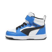 Puma Rebound V6 Mid Toddlers Sneakers, White, Size 19, Shoes