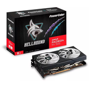 Powercolor Radeon RX 7600 Hellhound graphics card – 8GB GDDR6, 1x HDMI, 3x DP