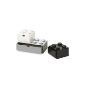 LEGO Set stonih fioka, 3 komada, Crna, bela i siva