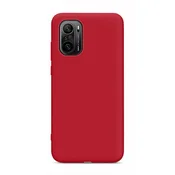HURTEL Silikonski ovitek za Xiaomi Redmi Poco F3 Mi 11i rdeč