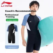 Li-Ning Jednodelni kupaci kostim za decake, Crno-plavi