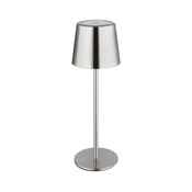 Globo 58482N-LED Zatemnjevalna polnilna namizna svetilka VANCOUVER (na dotik) 2W/3,7V 2200mAh, sijajni krom