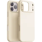 Dviced Silikonska MagSafe maska za iPhone 17 Pro, bež