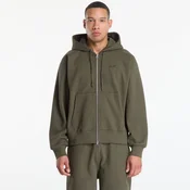 Mikina Nike Mens Fleece Full-Zip Hoodie Cargo Khaki XL