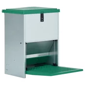 vidaXL Avtomatski krmilni avtomat za perutnino s stopalko 12 kg