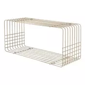 Bež večnivojska kovinska polica 70 cm Wire – Mette Ditmer Denmark