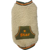 Bobby Pasji pulover Sherpa, Beige - 40M