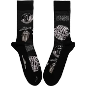 The Rolling Stones Nogavice Mono Logos Black 40-45