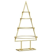 Metalna božicna jelka Zlatno 60 cm Celik s praškastim premazom