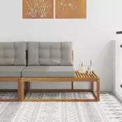 Vanjski krajnji kauc s jastukom Prirodna 115 x 83 x 73 cm