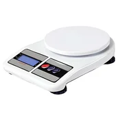 AVIZAR Natančna kuhinjska tehtnica 10 Kg, polnilna USB za peko in kuhanje, Bela, (5000277282)