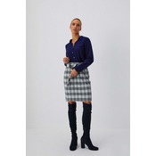 Pencil skirt with belt