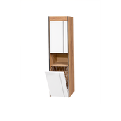 Ceramica Lux Ormaric za kupatilo sa korpom Tara Hrast, 35x14