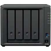 Synology DiskStation DS925+ Tower, 4-Bays 3.5 SATA HDD SSD, 2 x M.2 2280 NVMe SSD slot, CPU AMD Ryzen V1500B 4-core 2.2 GHz, 4 GB DDR4 ECC
