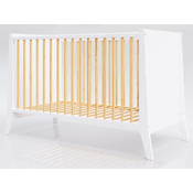 Lettino Krevetac za bebe Cosmo 120x60cm, Beli