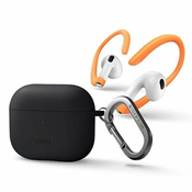 UNIQ ohišje Nexo AirPods 3 gen + ušesne kljuke Silikonsko sivo/sivo