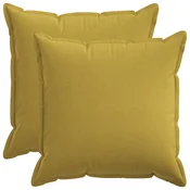 Vidaxl Prevleka za blazino 2 kos HOUTEN Svetlo zelena 70 x 70 cm
