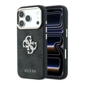 Maska Guess 4G & Big Resin Logo za iPhone 17 Pro/ 18 Pro crna