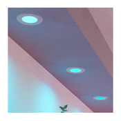 Eglo 901429-KOMPLET 3xLED RGBW FUEVA-Z LED/2,8W/230V 8,8cm IP44 bela