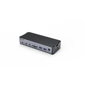 eSTUFF Trojna 4K USB-C dokovna postaja