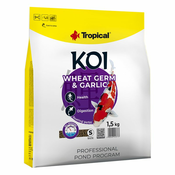 TROPICAL Koi Wheat Germ & Garlic Pellet - M, 5L/1,5kg