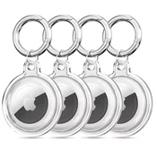 Nosilec/torbica za Apple AirTag (4ks) - Transparentna KP37027