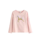 Lindex Majica zlata/rosé/svetlo roza/srebrna