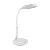 Ideus 9W LED namizna svetilka z zatemnilno svetlobo in stikalom na dotik, bela SAMUEL 04173