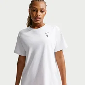 Nike Womens Short-Sleeve Basketball T-Shirt - White - Cotton