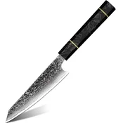 Damaskus kuhinjski nož Tsuriko - Utility / črna KP37449