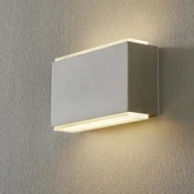 BEGA 23015 LED stenska svetilka 3000K 18cm jeklo 1260lm - Hodnik - Sodobni - nerjaveče jeklo, belo - Kovina