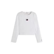 TOMMY HILFIGER Majica HERITAGE  temno modra / živo rdeča / bela