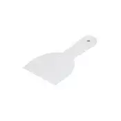 Kubala Lopatica Smooth plastic spatula, 80 mm, white
