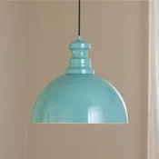 Opviq Obesna svetilka Kure, turkizna, kovina, O 40 cm E27 - Kuhinja - Sodobni
