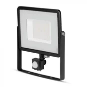 LAMBARIO LED reflektor, Senzor, 50W, 6400K, IP65, Crni