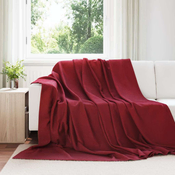 Pokrivaci za bacanje 24 pcs Bordeaux Crvena 240 x 220 cm Runo