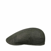 Jednostavan laneni kacket Steson Linen Ivy Cap — Dark Grey - M