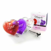 Lovers Premium Masažno olje v srčkih Hot Massage Hearts