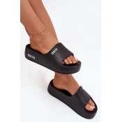 BIG STAR SHOES Womens Foam Slippers on Massive Platform Big Star