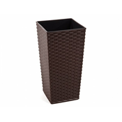 eoshop Pokrov za cvetlični lonec FINEZIA RATAN plastike 19x19x36cm