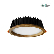 APLED - LED Ugradbena svjetiljka RONDO LED/12W/230V 4000K pr. 20 cm hrast masivni