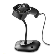 Zebra Reader DS2208, 2D čitalnik črtnih kod, KIT, črn, USB-HID stojalo