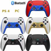 Brezžični asimetrični igralni plošček kontroler P04, Bluetooth za PS 4, PC, Switch