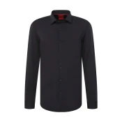 HUGO Srajca Kenno 50481195 Črna Slim Fit