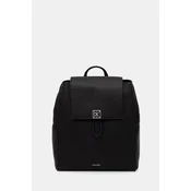 Nahrbtnik Calvin Klein Emblem Hw Pebble Backpack LV04F3553G Črna