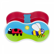 Tum Tum Kids Lunch Box with Dipping Pot Separator, Childrens Healthy Lunchbox - Bugs - VZOREC