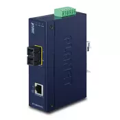 PLANET IFT-802TS15 network media converter 100 Mbit/s 1310 nm Single-mode Blue
