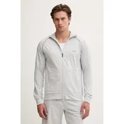BOSS dukserica na zakopcavanje za muškarce od pamuka s elastanom Mix&Match Jacket Z